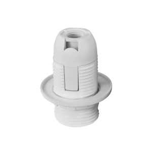 Grlo E14 plastično bijelo, za luster