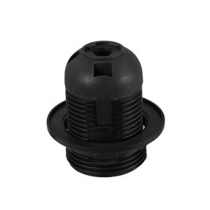 Grlo E27 plastično crno, za luster