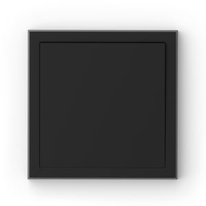 Adria – 1 key 1 way switch 16A, black