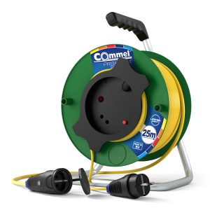 Kabelska motalica na PVC bubnju AT N07V3V3-F 3G1,5 L=25m IP44 za vrtne alate