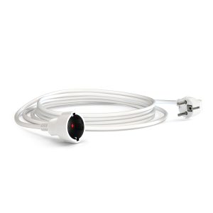 Produžni kabel – šuko H05VV-F 3G1,5 L=4m, bijeli