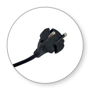 Priključni kabel H05RN-F 2×1 L=2 m, za električne alate