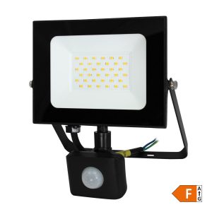 LED reflektor sa senzorom SMD 30W, 4000 K, crni