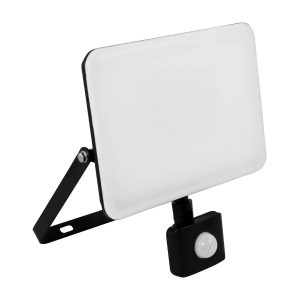 LED reflektor sa senzorom SMD 50W, 4000 K, vodootporni konektor, crni