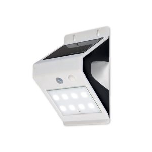 LED solarni reflektor, 3W, 200 lm, 4000 K, sa senzorom, bijeli
