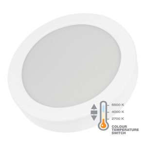 LED panel 24W, okrugli nadgradni, CCT sklopka