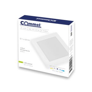 LED panel 6W, kvadratni nadgradni, CCT sklopka