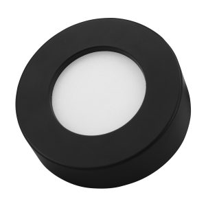 LED panel 6W, okrugli nadgradni, CCT sklopka, crni