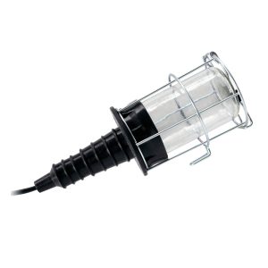Radna svjetiljka E27 s metalnom košarom, kabel 5m