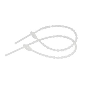Višekratne vezice 180 mm bijele, 100 kom