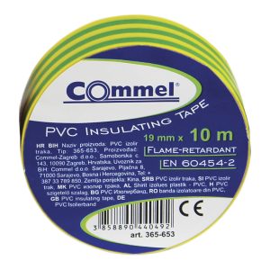 Izolir traka 19mm x 10m, ž/z
