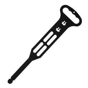 Držač za kabel, crni