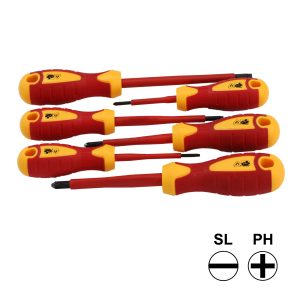 Insulated Screwdriver set, 6 pcs, 1000 V VDE